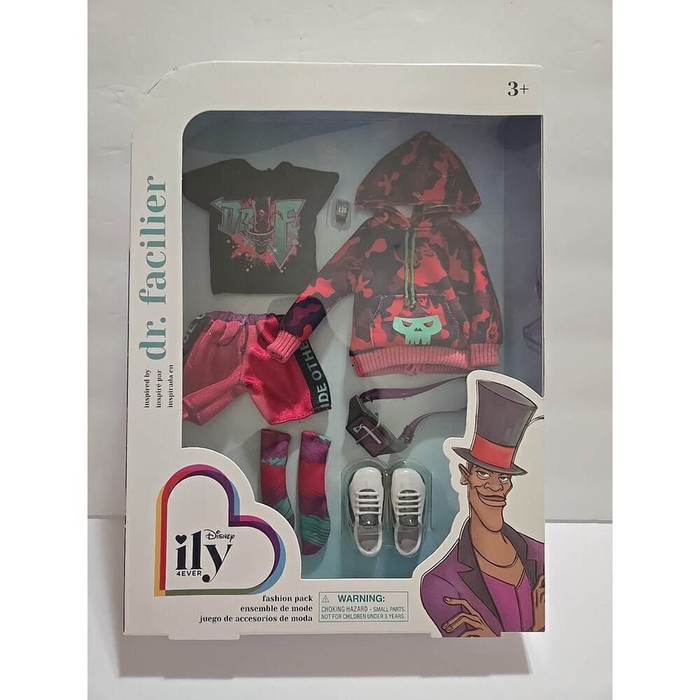 Disney ILY 4 Ever Dr. Facilier Fashion Pack 11" NEW